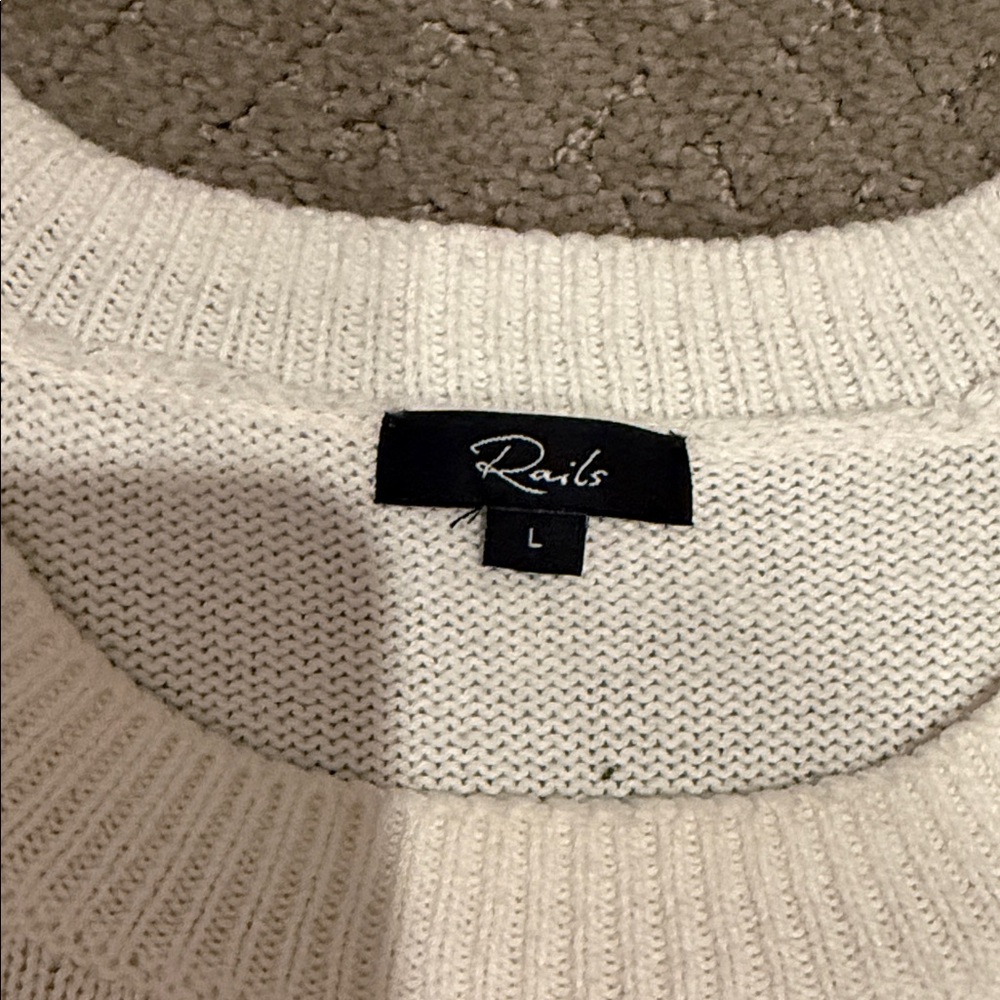 Rails Perci Star Cotton & Cashmere Intarsia Sweater - Picture 3 of 9